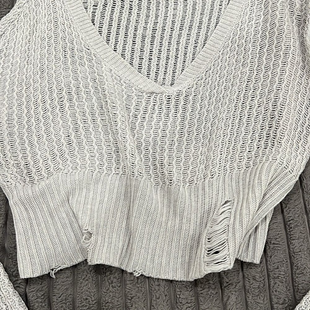 DL1961 Distressed Sweater - Picture 4 of 6